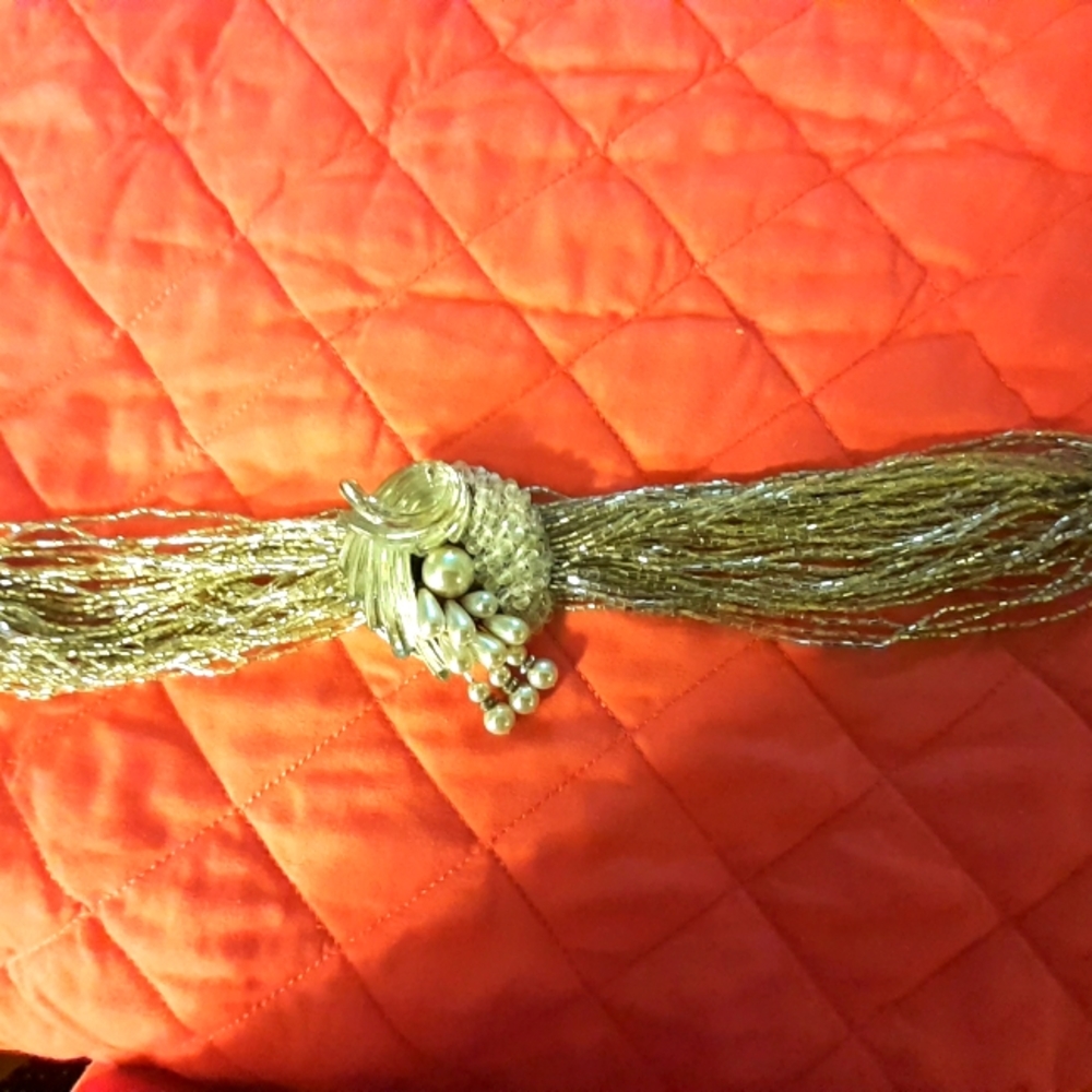 Crystal beaded chocker - Picture 3 of 6